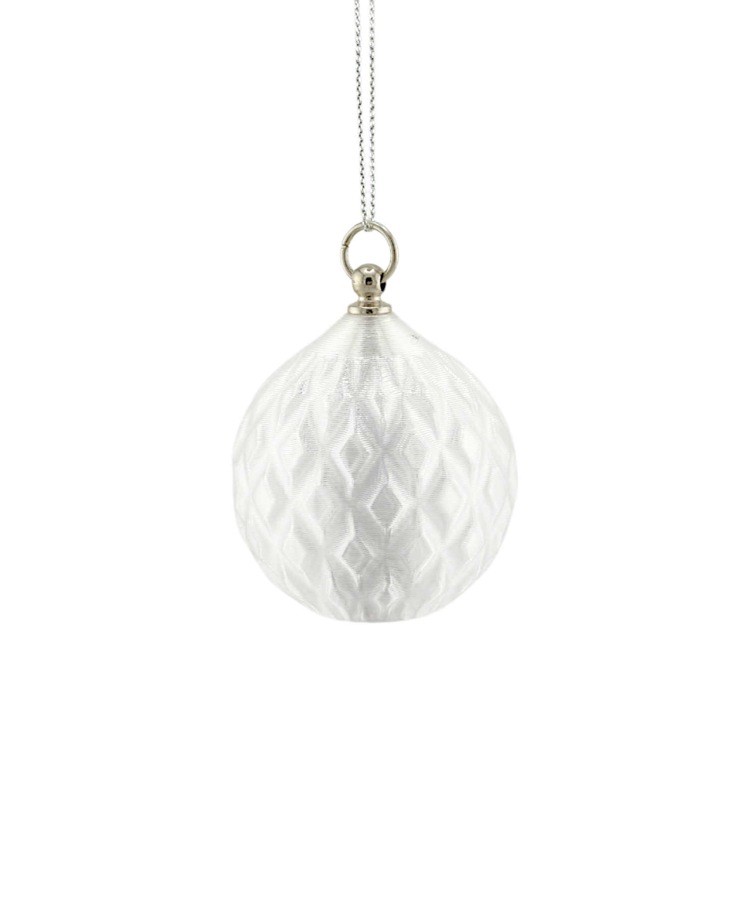 Weihnachtskugel mit LED-Licht – Gerade Linie (2er-Set)