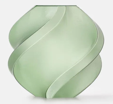 Weihnachtskugel mit LED-Licht – Spiralenmuster (2er-Set)