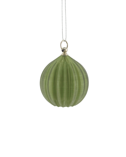 Weihnachtskugel mit LED-Licht – Gerade Linie (2er-Set)