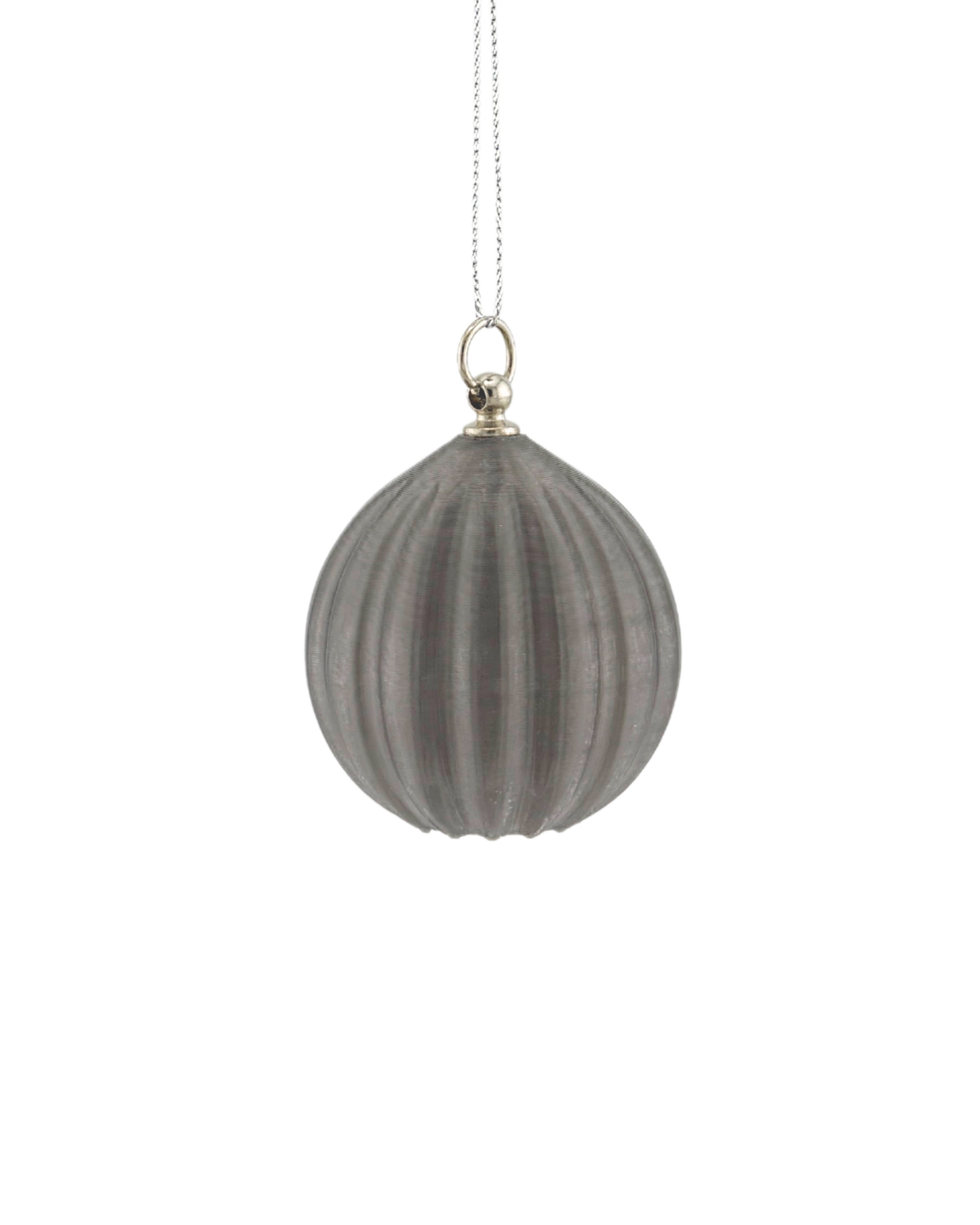 Weihnachtskugel mit LED-Licht – Gerade Linie (2er-Set)