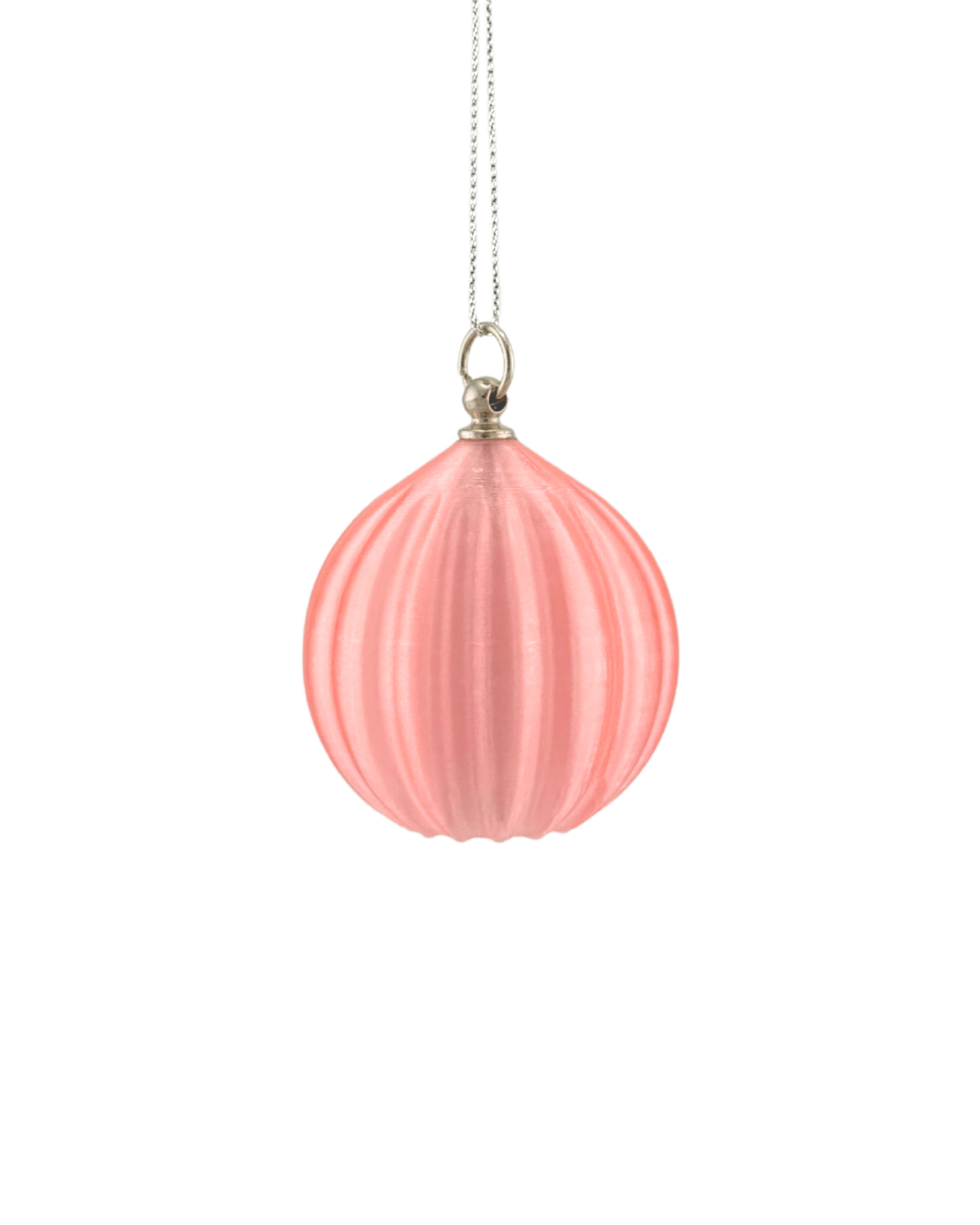 Weihnachtskugel mit LED-Licht – Gerade Linie (2er-Set)