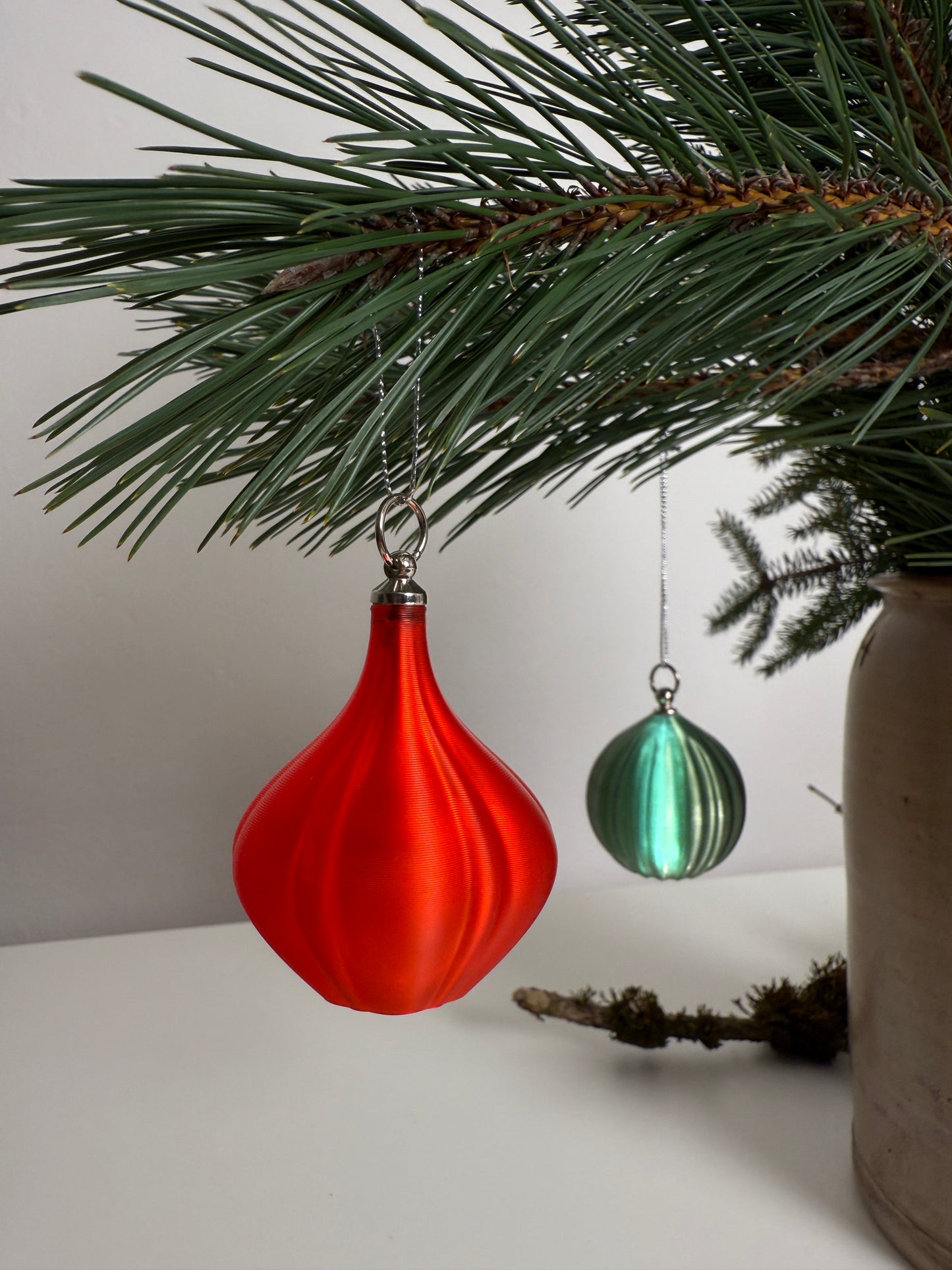 Weihnachtskugeln (4er-Set) – Christbaumschmuck, Weihnachtsdekoration