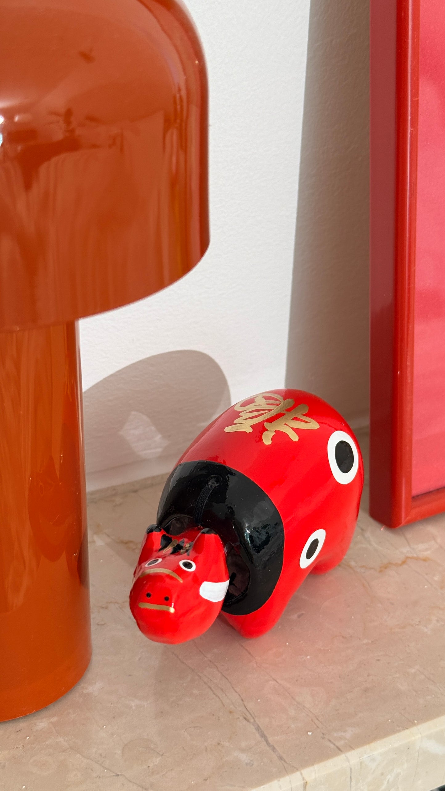 Akabeko- Handcrafted Japan's red lucky cow