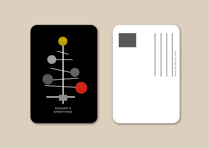 Set mit 8 DESY Tree Weihnachtskarten